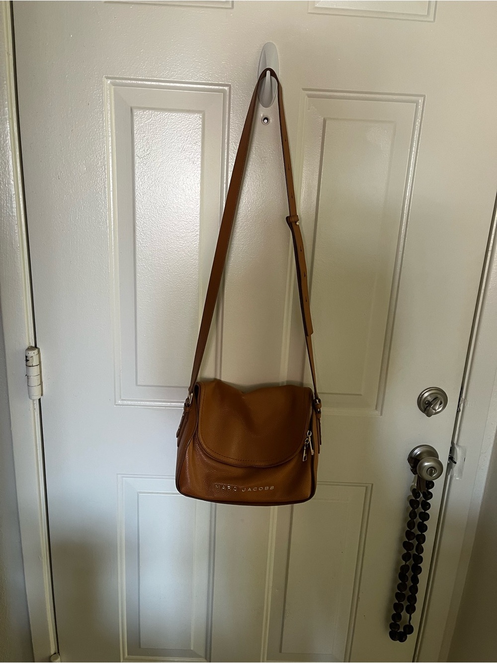 Marc Jacobs Cognac Leather Shoulder Bag